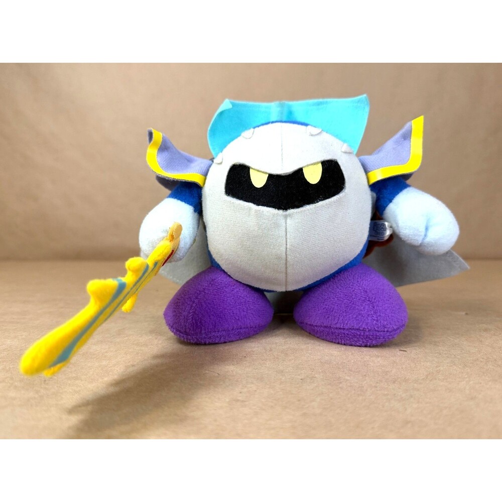 2014 First Edition Meta Knight 6" Plush – Authentic San-ei All Star Collection